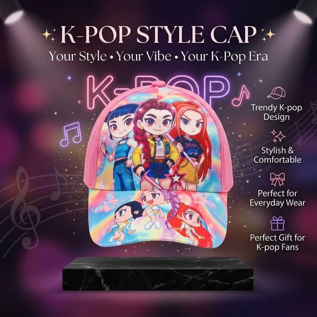 Colourful trendy cap