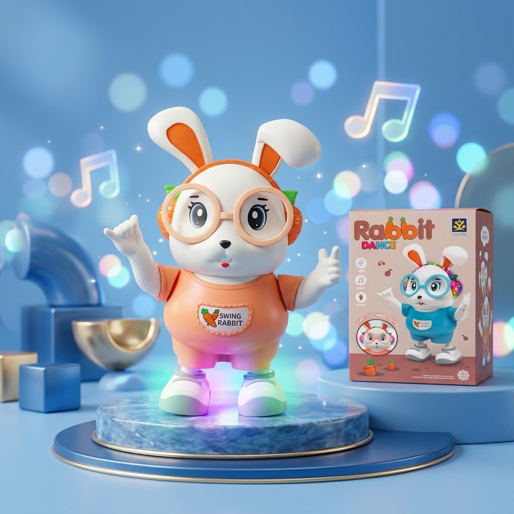 Rabbit dance toy